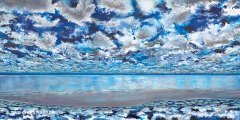 Blue Clouds On The Sea
